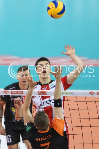  14.11.2015 RZESZOW<br />SIATKOWKA PLUSLIGA 2015/2016 MEN VOLLEYBALL POLAND POLISH PLUS LIGA LEAGUE SEASON 2015/2016<br />MECZ ASSECO RESOVIA RZESZOW - JASTRZEBSKI WEGIEL<br />N/Z ALEKSANDER SLIWKA <br /> 