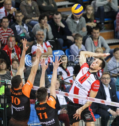  14.11.2015 RZESZOW<br />SIATKOWKA PLUSLIGA 2015/2016 MEN VOLLEYBALL POLAND POLISH PLUS LIGA LEAGUE SEASON 2015/2016<br />MECZ ASSECO RESOVIA RZESZOW - JASTRZEBSKI WEGIEL<br />N/Z BARTOSZ KUREK <br /> 