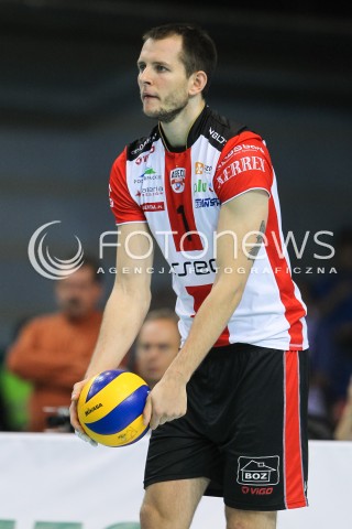  14.11.2015 RZESZOW<br />SIATKOWKA PLUSLIGA 2015/2016 MEN VOLLEYBALL POLAND POLISH PLUS LIGA LEAGUE SEASON 2015/2016<br />MECZ ASSECO RESOVIA RZESZOW - JASTRZEBSKI WEGIEL<br />N/Z BARTOSZ KUREK SYLWETKA <br /> 