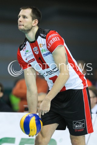  14.11.2015 RZESZOW<br />SIATKOWKA PLUSLIGA 2015/2016 MEN VOLLEYBALL POLAND POLISH PLUS LIGA LEAGUE SEASON 2015/2016<br />MECZ ASSECO RESOVIA RZESZOW - JASTRZEBSKI WEGIEL<br />N/Z BARTOSZ KUREK SYLWETKA <br /> 