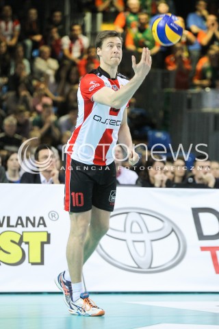  14.11.2015 RZESZOW<br />SIATKOWKA PLUSLIGA 2015/2016 MEN VOLLEYBALL POLAND POLISH PLUS LIGA LEAGUE SEASON 2015/2016<br />MECZ ASSECO RESOVIA RZESZOW - JASTRZEBSKI WEGIEL<br />N/Z JOCHEN SCHOPS SYLWETKA <br /> 