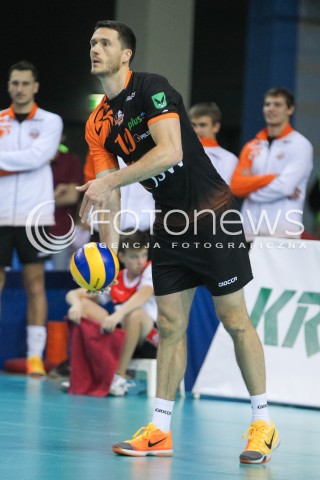  14.11.2015 RZESZOW<br />SIATKOWKA PLUSLIGA 2015/2016 MEN VOLLEYBALL POLAND POLISH PLUS LIGA LEAGUE SEASON 2015/2016<br />MECZ ASSECO RESOVIA RZESZOW - JASTRZEBSKI WEGIEL<br />N/Z TOONTJE VAN LANKVELT SYLWETKA <br /> 