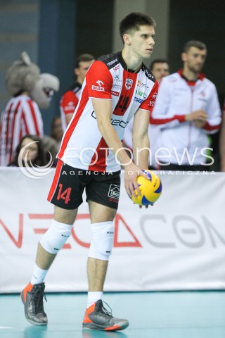  14.11.2015 RZESZOW<br />SIATKOWKA PLUSLIGA 2015/2016 MEN VOLLEYBALL POLAND POLISH PLUS LIGA LEAGUE SEASON 2015/2016<br />MECZ ASSECO RESOVIA RZESZOW - JASTRZEBSKI WEGIEL<br />N/Z ALEKSANDER SLIWKA SYLWETKA <br /> 