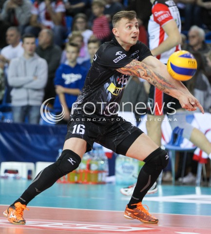  14.11.2015 RZESZOW<br />SIATKOWKA PLUSLIGA 2015/2016 MEN VOLLEYBALL POLAND POLISH PLUS LIGA LEAGUE SEASON 2015/2016<br />MECZ ASSECO RESOVIA RZESZOW - JASTRZEBSKI WEGIEL<br />N/Z KRZYSZTOF IGNACZAK SYLWETKA <br /> 