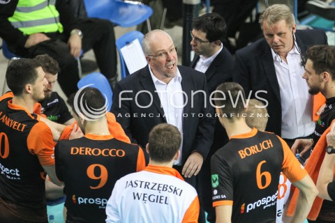  14.11.2015 RZESZOW<br />SIATKOWKA PLUSLIGA 2015/2016 MEN VOLLEYBALL POLAND POLISH PLUS LIGA LEAGUE SEASON 2015/2016<br />MECZ ASSECO RESOVIA RZESZOW - JASTRZEBSKI WEGIEL<br />N/Z MARK LEBEDEW - I TRENER ( HEAD COACH ) <br /> 