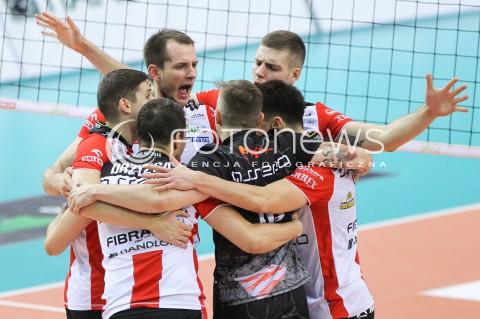  14.11.2015 RZESZOW<br />SIATKOWKA PLUSLIGA 2015/2016 MEN VOLLEYBALL POLAND POLISH PLUS LIGA LEAGUE SEASON 2015/2016<br />MECZ ASSECO RESOVIA RZESZOW - JASTRZEBSKI WEGIEL<br />N/Z BARTOSZ KUREK DMYTRO PASHYTSKYY ( PASZYCKI ) NIKOLAY PENCHEV ( NIKOLAJ PENCZEW ) RADOSC EMOCJE <br /> 