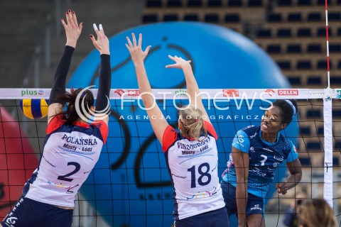  16.11.2015 LODZ SIATKOWKA ORLEN LIGA SEZON 2015/2016 VOLLEYBALL POLISH SEASON <br />
BEEF MASTER BUDOWLANI LODZ - KPS CHEMIK POLICE N/Z MADELAYNNE MONTANO<br />
 