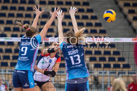  16.11.2015 LODZ SIATKOWKA ORLEN LIGA SEZON 2015/2016 VOLLEYBALL POLISH SEASON <br />
BEEF MASTER BUDOWLANI LODZ - KPS CHEMIK POLICE N/Z PAVLA VINCOUROVA<br />
 