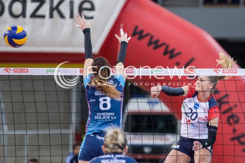  16.11.2015 LODZ SIATKOWKA ORLEN LIGA SEZON 2015/2016 VOLLEYBALL POLISH SEASON <br />
BEEF MASTER BUDOWLANI LODZ - KPS CHEMIK POLICE N/Z MARTYNA GRAJBER<br />
 