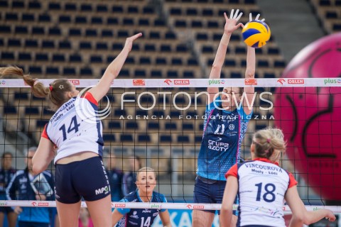  16.11.2015 LODZ SIATKOWKA ORLEN LIGA SEZON 2015/2016 VOLLEYBALL POLISH SEASON <br />
BEEF MASTER BUDOWLANI LODZ - KPS CHEMIK POLICE N/Z KATARZYNA MROZ<br />
 
