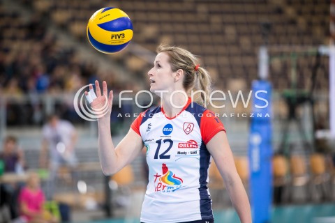  16.11.2015 LODZ SIATKOWKA ORLEN LIGA SEZON 2015/2016 VOLLEYBALL POLISH SEASON <br />
BEEF MASTER BUDOWLANI LODZ - KPS CHEMIK POLICE N/Z HEIKE BEIER SYLWETKA<br />
 