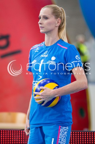  16.11.2015 LODZ SIATKOWKA ORLEN LIGA SEZON 2015/2016 VOLLEYBALL POLISH SEASON <br />
BEEF MASTER BUDOWLANI LODZ - KPS CHEMIK POLICE N/Z ANNA WERBLINSKA SYLWETKA<br />
 
