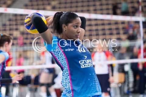  16.11.2015 LODZ SIATKOWKA ORLEN LIGA SEZON 2015/2016 VOLLEYBALL POLISH SEASON <br />
BEEF MASTER BUDOWLANI LODZ - KPS CHEMIK POLICE N/Z YONKAIRA PENA ISABEL SYLWETKA<br />
 
