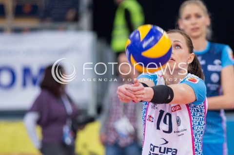  16.11.2015 LODZ SIATKOWKA ORLEN LIGA SEZON 2015/2016 VOLLEYBALL POLISH SEASON <br />
BEEF MASTER BUDOWLANI LODZ - KPS CHEMIK POLICE N/Z PAULINA MAJ-ERWARDT SYLWETKA<br />
 