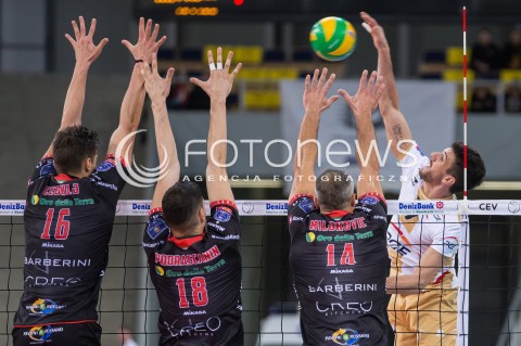  18.11.2015 LODZ POLAND<br />
SIATKOWKA LIGA MISTRZOW MEN CEV VOLLEYBALL CHAMPIONS LEAGUE 2015/2016<br />
MATCH PGE SKRA BELCHATOW - CUCINE LUBE CIVITANOVA<br />
N/Z FACUNDO CONTE<br />
 
