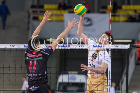  18.11.2015 LODZ POLAND<br />
SIATKOWKA LIGA MISTRZOW MEN CEV VOLLEYBALL CHAMPIONS LEAGUE 2015/2016<br />
MATCH PGE SKRA BELCHATOW - CUCINE LUBE CIVITANOVA<br />
N/Z NICOLAS MARECHAL<br />
 