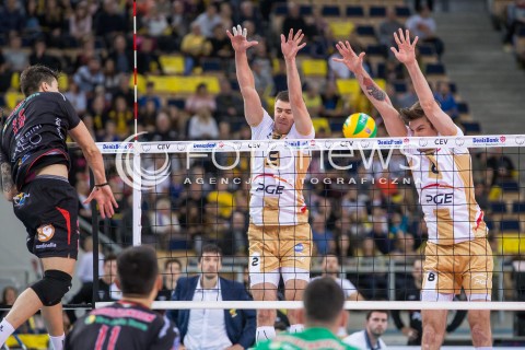  18.11.2015 LODZ POLAND<br />
SIATKOWKA LIGA MISTRZOW MEN CEV VOLLEYBALL CHAMPIONS LEAGUE 2015/2016<br />
MATCH PGE SKRA BELCHATOW - CUCINE LUBE CIVITANOVA<br />
N/Z MARIUSZ WLAZLY ANDRZEJ WRONA<br />
 