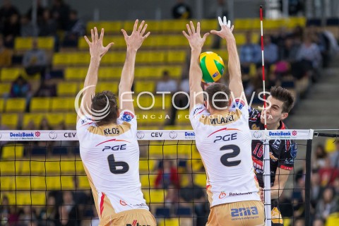  18.11.2015 LODZ POLAND<br />
SIATKOWKA LIGA MISTRZOW MEN CEV VOLLEYBALL CHAMPIONS LEAGUE 2015/2016<br />
MATCH PGE SKRA BELCHATOW - CUCINE LUBE CIVITANOVA<br />
N/Z KLEMEN CEBULJ<br />
 