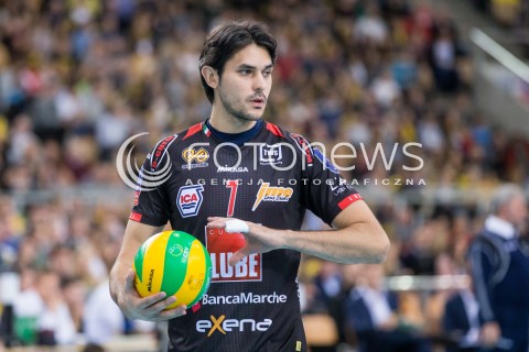  18.11.2015 LODZ POLAND<br />
SIATKOWKA LIGA MISTRZOW MEN CEV VOLLEYBALL CHAMPIONS LEAGUE 2015/2016<br />
MATCH PGE SKRA BELCHATOW - CUCINE LUBE CIVITANOVA<br />
N/Z DRAGAN STANKOVIC<br />
 