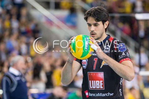 18.11.2015 LODZ POLAND<br />
SIATKOWKA LIGA MISTRZOW MEN CEV VOLLEYBALL CHAMPIONS LEAGUE 2015/2016<br />
MATCH PGE SKRA BELCHATOW - CUCINE LUBE CIVITANOVA<br />
N/Z DRAGAN STANKOVIC<br />
 