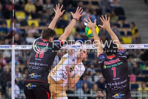  18.11.2015 LODZ POLAND<br />
SIATKOWKA LIGA MISTRZOW MEN CEV VOLLEYBALL CHAMPIONS LEAGUE 2015/2016<br />
MATCH PGE SKRA BELCHATOW - CUCINE LUBE CIVITANOVA<br />
N/Z MARIUSZ WLAZLY<br />
 