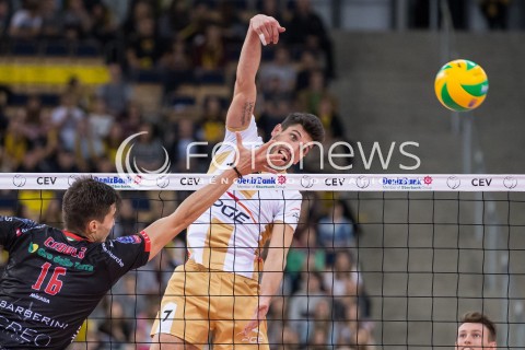  18.11.2015 LODZ POLAND<br />
SIATKOWKA LIGA MISTRZOW MEN CEV VOLLEYBALL CHAMPIONS LEAGUE 2015/2016<br />
MATCH PGE SKRA BELCHATOW - CUCINE LUBE CIVITANOVA<br />
N/Z FACUNDO CONTE<br />
 