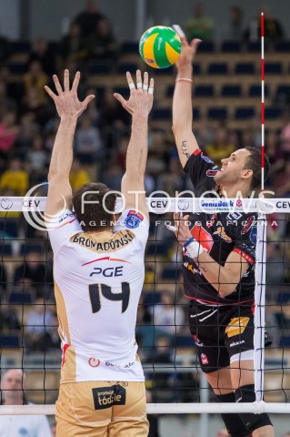  18.11.2015 LODZ POLAND<br />
SIATKOWKA LIGA MISTRZOW MEN CEV VOLLEYBALL CHAMPIONS LEAGUE 2015/2016<br />
MATCH PGE SKRA BELCHATOW - CUCINE LUBE CIVITANOVA<br />
N/Z OSMANY PORTUONDO JUANTORENA<br />
 