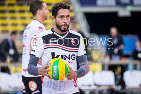  18.11.2015 LODZ POLAND<br />
SIATKOWKA LIGA MISTRZOW MEN CEV VOLLEYBALL CHAMPIONS LEAGUE 2015/2016<br />
MATCH PGE SKRA BELCHATOW - CUCINE LUBE CIVITANOVA<br />
N/Z ANTONIO CORVETTA SYLWETKA<br />
 