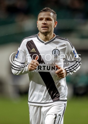  18.11.2015 WARSZAWA PILKA NOZNA <br />FOOTBALL POLISH 1/4 PUCHAR POLSKI STADION LEGII<br />MECZ LEGIA WARSZAWA - CHOJNICZANKA CHOJNICE<br />N/Z TOMASZ BRZYSKI<br /> 
