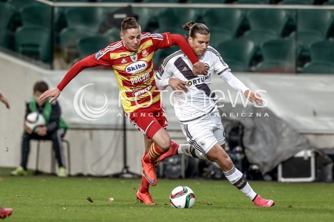  18.11.2015 WARSZAWA PILKA NOZNA <br />FOOTBALL POLISH 1/4 PUCHAR POLSKI STADION LEGII<br />MECZ LEGIA WARSZAWA - CHOJNICZANKA CHOJNICE<br />N/Z ALEKSANDAR PRIJOVIC<br /> 