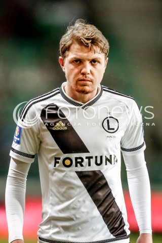  18.11.2015 WARSZAWA PILKA NOZNA <br />FOOTBALL POLISH 1/4 PUCHAR POLSKI STADION LEGII<br />MECZ LEGIA WARSZAWA - CHOJNICZANKA CHOJNICE<br />N/Z DOMINIK FURMAN<br /> 