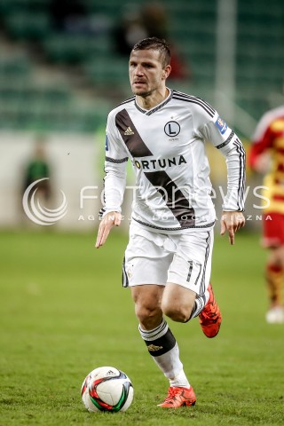  18.11.2015 WARSZAWA PILKA NOZNA <br />FOOTBALL POLISH 1/4 PUCHAR POLSKI STADION LEGII<br />MECZ LEGIA WARSZAWA - CHOJNICZANKA CHOJNICE<br />N/Z TOMASZ BRZYSKI<br /> 
