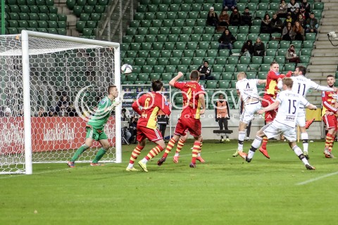  18.11.2015 WARSZAWA PILKA NOZNA <br />FOOTBALL POLISH 1/4 PUCHAR POLSKI STADION LEGII<br />MECZ LEGIA WARSZAWA - CHOJNICZANKA CHOJNICE<br />N/Z GOL BRAMKA DLA LEGII<br /> 