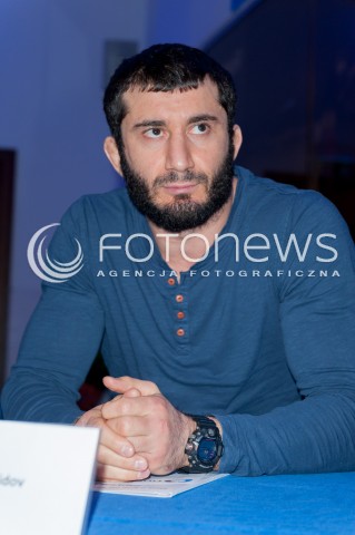  18.11.2015 WARSZAWA<br />MAMED KHALIDOV BADA PLUCA POLAKOW<br />N/Z MISTRZ FEDERACJI KSW MAMED KHALIDOV<br /> 