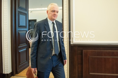  24.11.2014 WARSZAWA<br />POSIEDZENIE RADY MINISTROW<br />N/Z MINISTER NAUKI I SZKOLNICTWA WYZSZEGO JAROSLAW GOWIN<br /> 