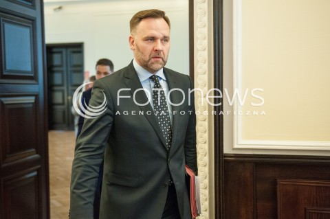  24.11.2014 WARSZAWA<br />POSIEDZENIE RADY MINISTROW<br />N/Z MINISTER SKARBU PANSTWA DAWID JACKIEWICZ<br /> 