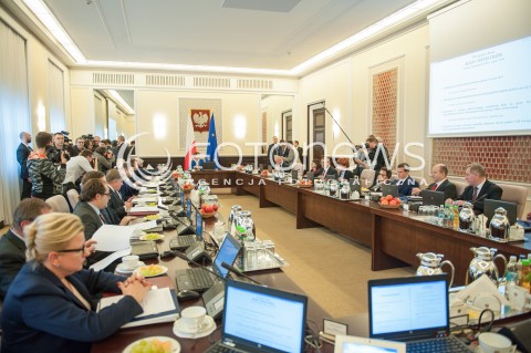 Posiedzenie Rady Ministrów w Warszawie
