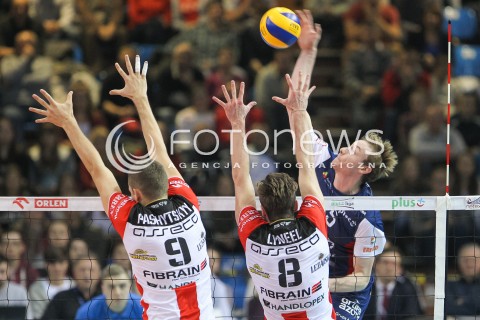  25.11.2015 RZESZOW<br />SIATKOWKA PLUSLIGA 2015/2016 MEN VOLLEYBALL POLAND POLISH PLUS LIGA LEAGUE SEASON 2015/2016<br />MECZ ASSECO RESOVIA RZESZOW - ZAKSA KEDZIERZYN KOZLE<br />N/Z SAM DEROO <br /> 