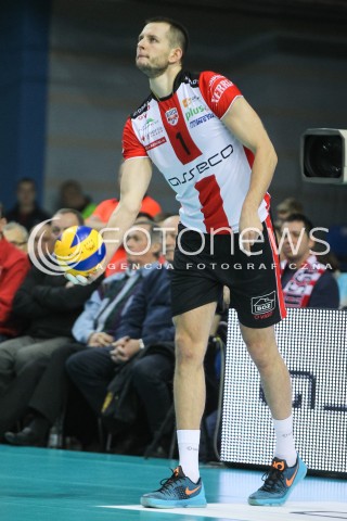  25.11.2015 RZESZOW<br />SIATKOWKA PLUSLIGA 2015/2016 MEN VOLLEYBALL POLAND POLISH PLUS LIGA LEAGUE SEASON 2015/2016<br />MECZ ASSECO RESOVIA RZESZOW - ZAKSA KEDZIERZYN KOZLE<br />N/Z BARTOSZ KUREK SYLWETKA <br /> 