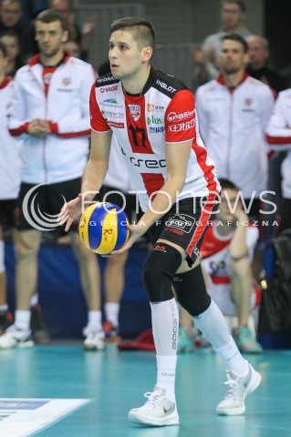  25.11.2015 RZESZOW<br />SIATKOWKA PLUSLIGA 2015/2016 MEN VOLLEYBALL POLAND POLISH PLUS LIGA LEAGUE SEASON 2015/2016<br />MECZ ASSECO RESOVIA RZESZOW - ZAKSA KEDZIERZYN KOZLE<br />N/Z NIKOLAY PENCHEV ( NIKOLAJ PENCZEW ) SYLWETKA <br /> 