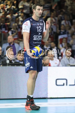  25.11.2015 RZESZOW<br />SIATKOWKA PLUSLIGA 2015/2016 MEN VOLLEYBALL POLAND POLISH PLUS LIGA LEAGUE SEASON 2015/2016<br />MECZ ASSECO RESOVIA RZESZOW - ZAKSA KEDZIERZYN KOZLE<br />N/Z GRZEGORZ BOCIEK SYLWETKA <br /> 