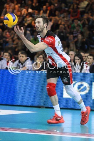  25.11.2015 RZESZOW<br />SIATKOWKA PLUSLIGA 2015/2016 MEN VOLLEYBALL POLAND POLISH PLUS LIGA LEAGUE SEASON 2015/2016<br />MECZ ASSECO RESOVIA RZESZOW - ZAKSA KEDZIERZYN KOZLE<br />N/Z JULIEN LYNEEL SYLWETKA <br /> 