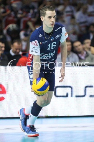  25.11.2015 RZESZOW<br />SIATKOWKA PLUSLIGA 2015/2016 MEN VOLLEYBALL POLAND POLISH PLUS LIGA LEAGUE SEASON 2015/2016<br />MECZ ASSECO RESOVIA RZESZOW - ZAKSA KEDZIERZYN KOZLE<br />N/Z BENJAMIN TONIUTTI SYLWETKA <br /> 