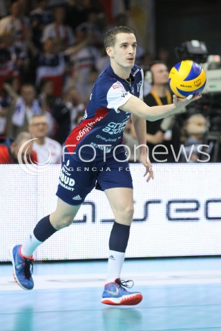  25.11.2015 RZESZOW<br />SIATKOWKA PLUSLIGA 2015/2016 MEN VOLLEYBALL POLAND POLISH PLUS LIGA LEAGUE SEASON 2015/2016<br />MECZ ASSECO RESOVIA RZESZOW - ZAKSA KEDZIERZYN KOZLE<br />N/Z BENJAMIN TONIUTTI SYLWETKA <br /> 