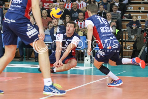  25.11.2015 RZESZOW<br />SIATKOWKA PLUSLIGA 2015/2016 MEN VOLLEYBALL POLAND POLISH PLUS LIGA LEAGUE SEASON 2015/2016<br />MECZ ASSECO RESOVIA RZESZOW - ZAKSA KEDZIERZYN KOZLE<br />N/Z GRZEGORZ BOCIEK<br /> 