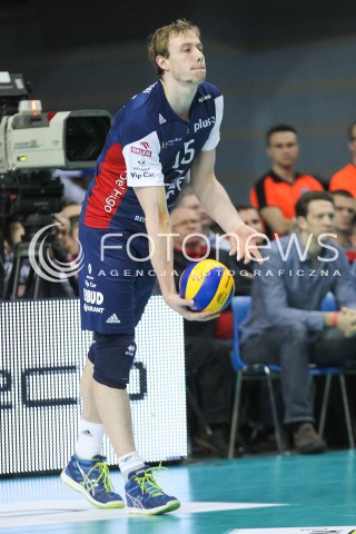  25.11.2015 RZESZOW<br />SIATKOWKA PLUSLIGA 2015/2016 MEN VOLLEYBALL POLAND POLISH PLUS LIGA LEAGUE SEASON 2015/2016<br />MECZ ASSECO RESOVIA RZESZOW - ZAKSA KEDZIERZYN KOZLE<br />N/Z SAM DEROO SYLWETKA <br /> 
