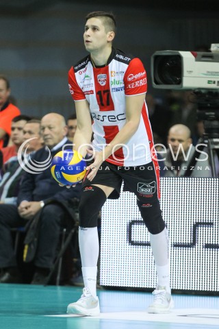  25.11.2015 RZESZOW<br />SIATKOWKA PLUSLIGA 2015/2016 MEN VOLLEYBALL POLAND POLISH PLUS LIGA LEAGUE SEASON 2015/2016<br />MECZ ASSECO RESOVIA RZESZOW - ZAKSA KEDZIERZYN KOZLE<br />N/Z NIKOLAY PENCHEV ( NIKOLAJ PENCZEW ) SYLWETKA <br /> 