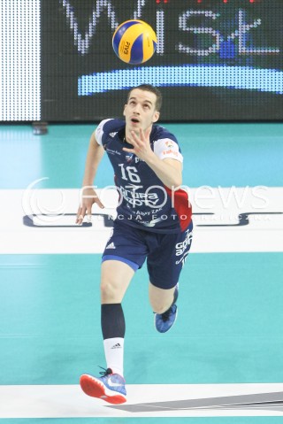  25.11.2015 RZESZOW<br />SIATKOWKA PLUSLIGA 2015/2016 MEN VOLLEYBALL POLAND POLISH PLUS LIGA LEAGUE SEASON 2015/2016<br />MECZ ASSECO RESOVIA RZESZOW - ZAKSA KEDZIERZYN KOZLE<br />N/Z BENJAMIN TONIUTTI SYLWETKA <br /> 