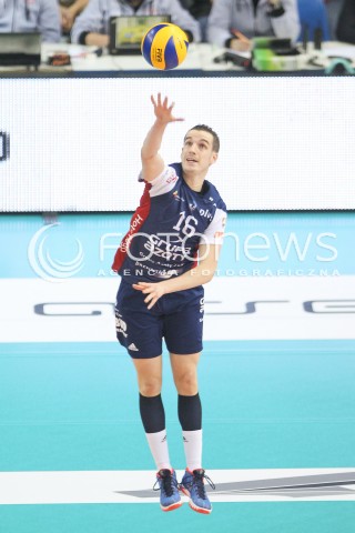  25.11.2015 RZESZOW<br />SIATKOWKA PLUSLIGA 2015/2016 MEN VOLLEYBALL POLAND POLISH PLUS LIGA LEAGUE SEASON 2015/2016<br />MECZ ASSECO RESOVIA RZESZOW - ZAKSA KEDZIERZYN KOZLE<br />N/Z BENJAMIN TONIUTTI SYLWETKA <br /> 