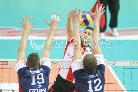 25.11.2015 RZESZOW<br />SIATKOWKA PLUSLIGA 2015/2016 MEN VOLLEYBALL POLAND POLISH PLUS LIGA LEAGUE SEASON 2015/2016<br />MECZ ASSECO RESOVIA RZESZOW - ZAKSA KEDZIERZYN KOZLE<br />N/Z NIKOLAY PENCHEV ( NIKOLAJ PENCZEW ) <br /> 